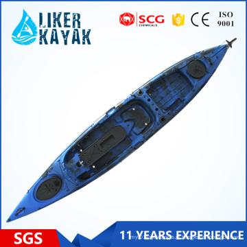 Kayaks de pesca baratos único 4.3m Comprimento